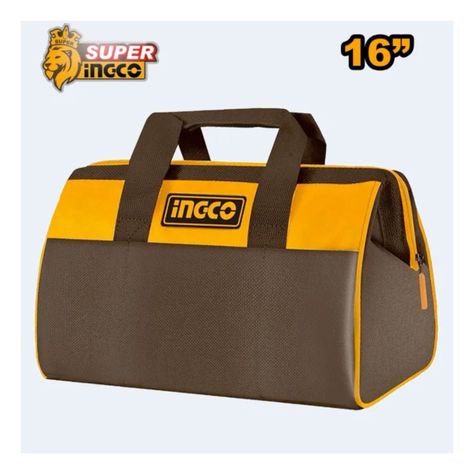 Bolso De Herramientas Ingco 14 Bolsillos 16 Pulgadas 15 Kg-0