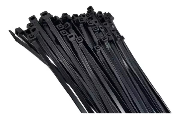 Set De 100 Amarras Plasticas Wadfow 2.5x100 Mm 8 Kg Negro-2