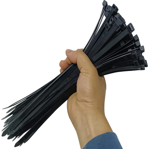 Set De 100 Amarras Plasticas Wadfow 2.5x100 Mm 8 Kg Negro-4