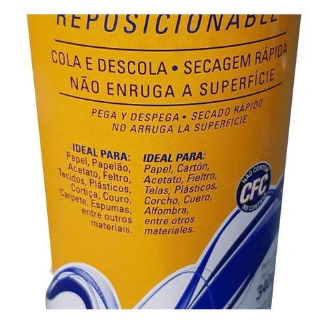 Pack 6 Adhesivo Cola Spray Reposicionable Tekbond 340g 500ml-2