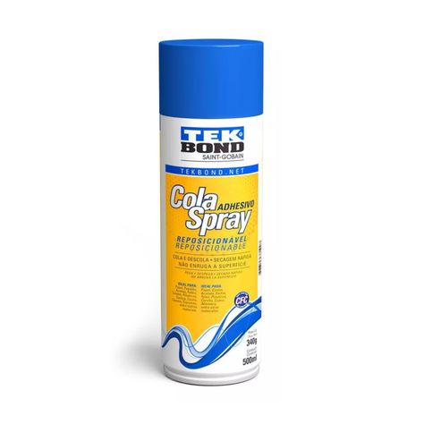 Pack 6 Adhesivo Cola Spray Reposicionable Tekbond 340g 500ml-3