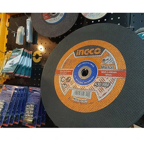 Disco Corte Metal 14 355mm Tronzadora Ingco Mcd303551 Negro-4