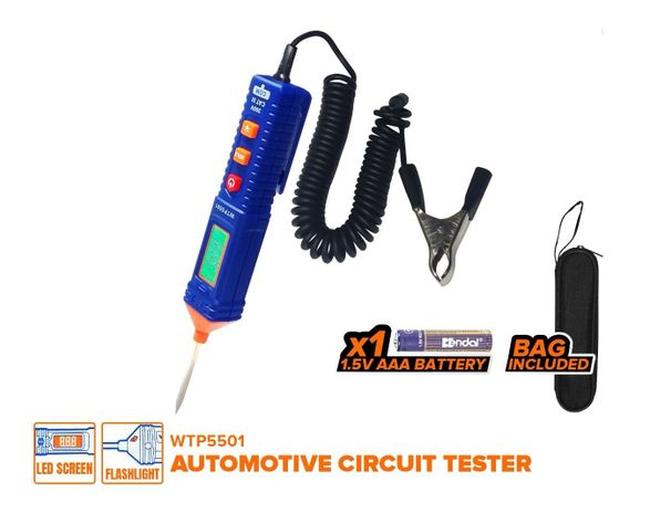Probador De Corriente Automotriz Wadfow Dc 1-100v Wtp5501-1
