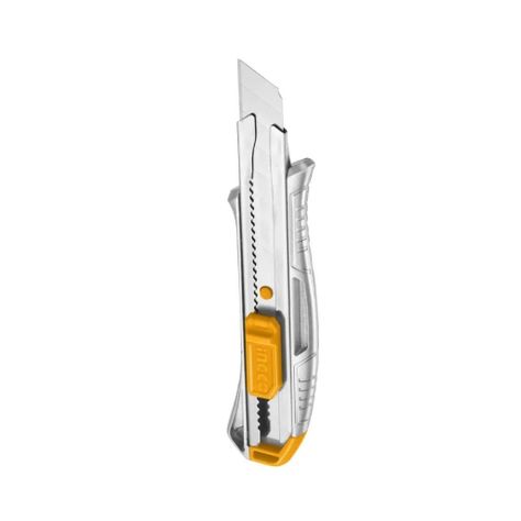 Cuchillo Cartonero Aluminio Ingco 18x100 Mm Hkns11807-1