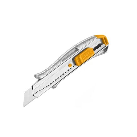 Cuchillo Cartonero Aluminio Ingco 18x100 Mm Hkns11807-2
