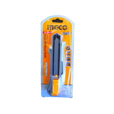 Cuchillo Cartonero Aluminio Ingco 18x100 Mm Hkns11807-3
