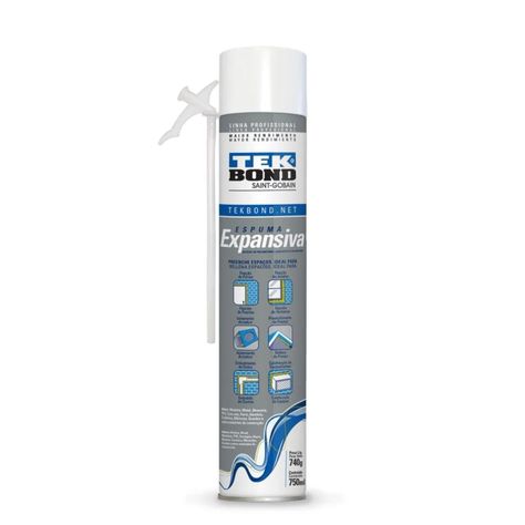 Espuma Expansiva Pu Tekbond 740 G / 750 Ml Uso Profesional-0