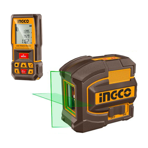 Nivel Laser 35m + Medidor De Distancia 75m Ingco Cosll0401-2