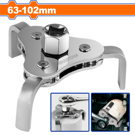 Llave Araña Para Filtro De Aceite 1/2 - 3/8 63-102 Mm Wadfow-5