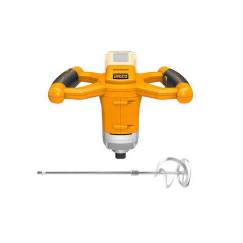 Mezclador Industrial Inalámbrico Ingco 20v + Paleta Mxli2001-0