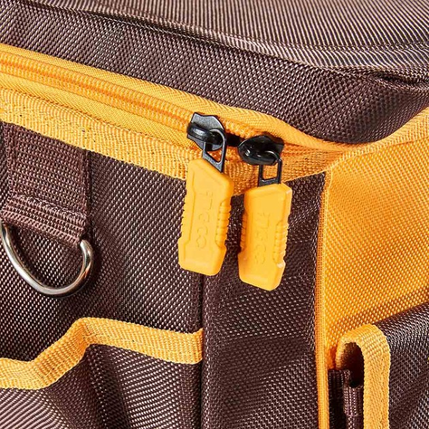 Bolso Porta Herramientas 16 Pulgadas 25 Bolsil  Ingco Htbg10-1