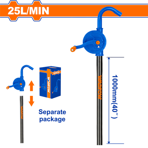 Bomba Trasvasadora Manual De Aceite 25 L/min Wadfow Why2525-1