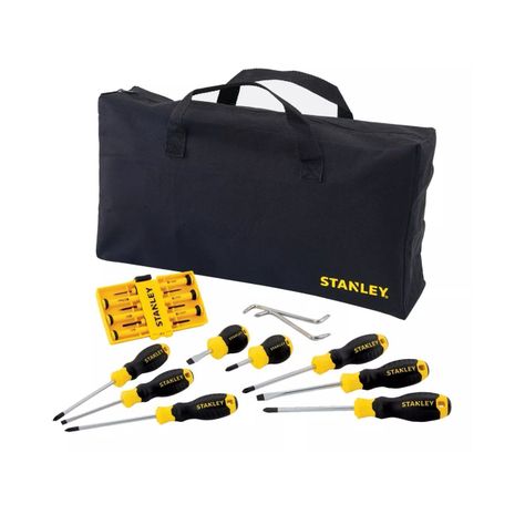 Set Juego Destornilladores 17 Piezas Stanley + Bolso De Transporte-0