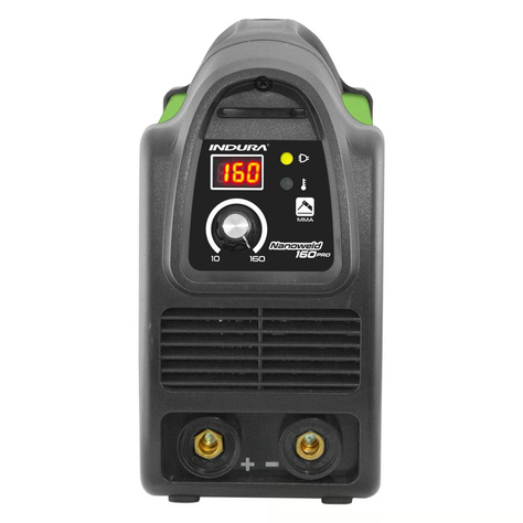 Kit Indura Soldadora Nanoweld 160a Pro + Máscara F. Flame-3