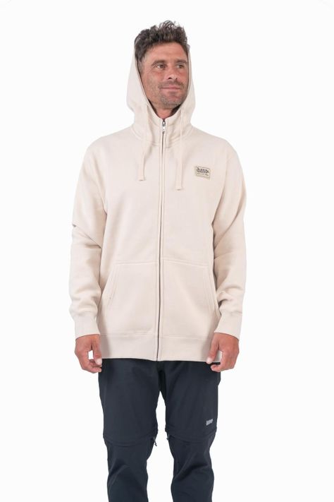Polerón Hombre Full Zip Kaya Bone-2
