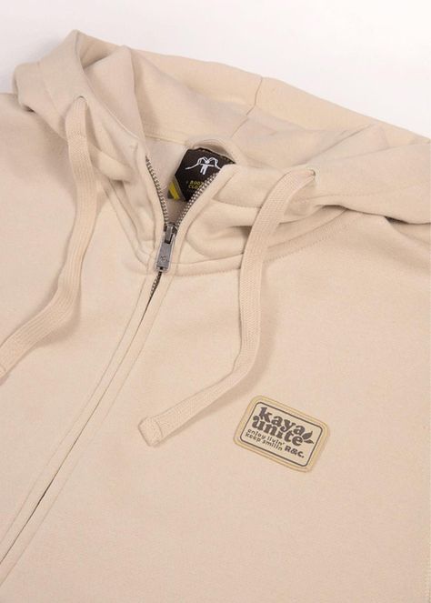 Polerón Hombre Full Zip Kaya Bone-6