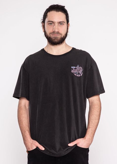 Polera Hombre Lager Black Pink-0