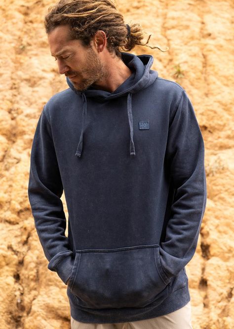 Polerón Hombre Hoodie Daily Navy-6