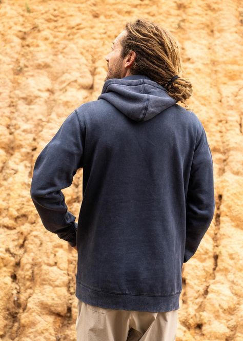 Polerón Hombre Hoodie Daily Navy-7