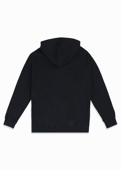 Polerón Hombre Full Zip Patch Negro-3