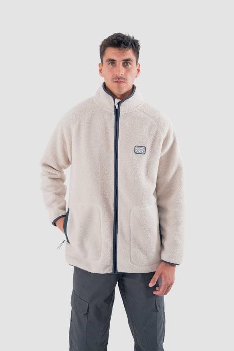 Polerón Chiporro Hombre Full Zip Bone-0