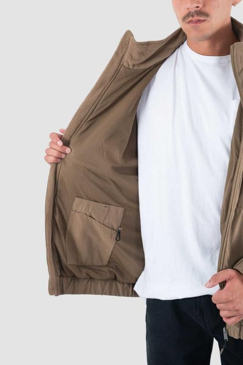 Chaqueta Hombre Fatcap Lt Café-3