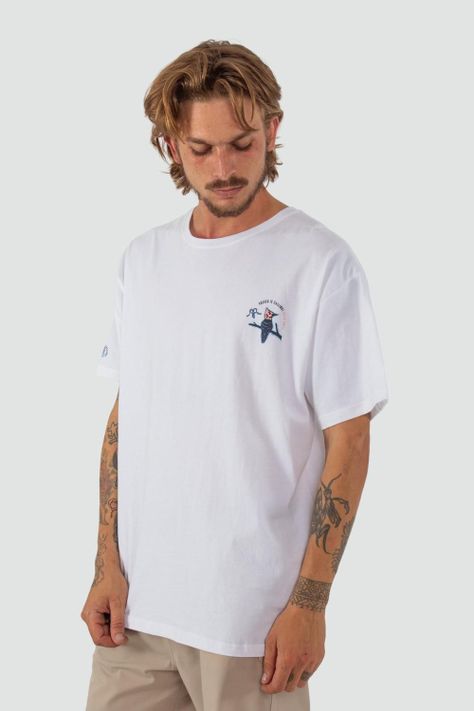 Polera Hombre Puesco Blanca-0
