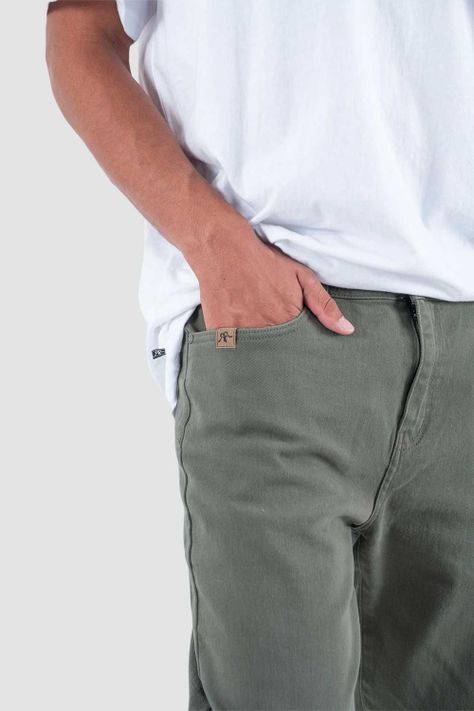 Pantalón Hombre Daily Verde-2