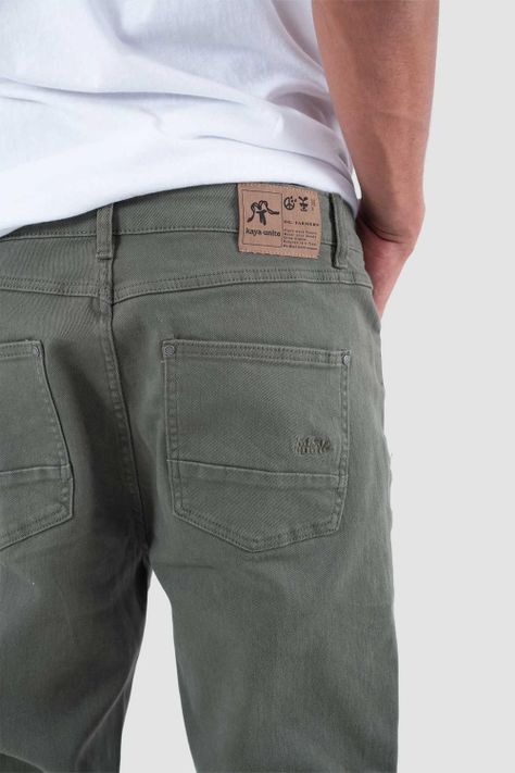 Pantalón Hombre Daily Verde-3
