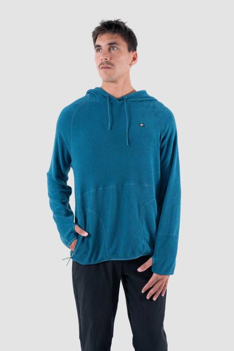 Micropolar Hombre Cipress Hood Petrol-0