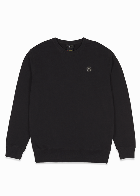 Polerón Hombre Crewneck Logo Black-3