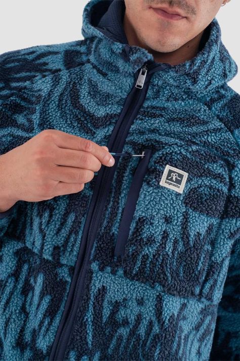 Polerón Chiporro Hombre Hood Morro Teal-2