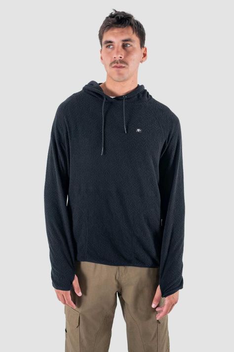 Micropolar Hombre Cipress Hood Negro-0