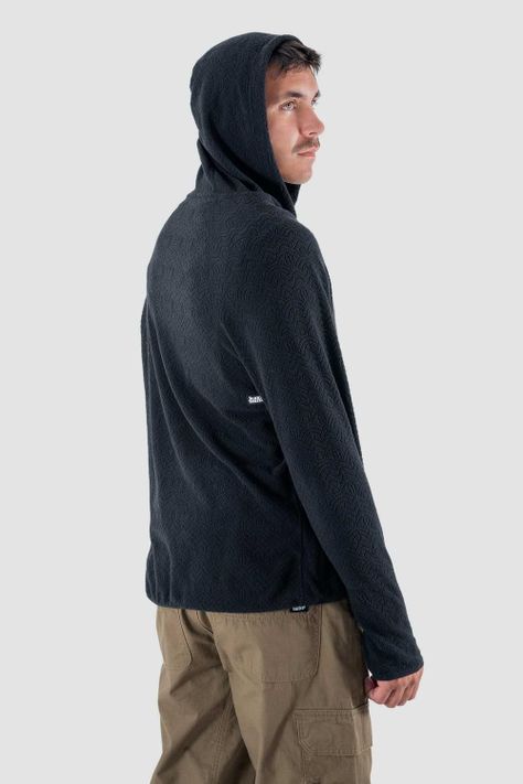 Micropolar Hombre Cipress Hood Negro-2
