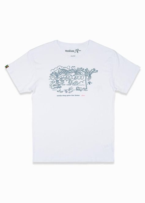 Polera Hombre Bone Blanca-2