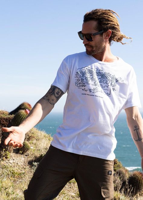 Polera Hombre Bone Blanca-4
