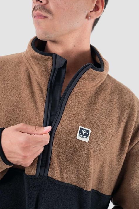 Polar Hombre Half Zip Camel-2
