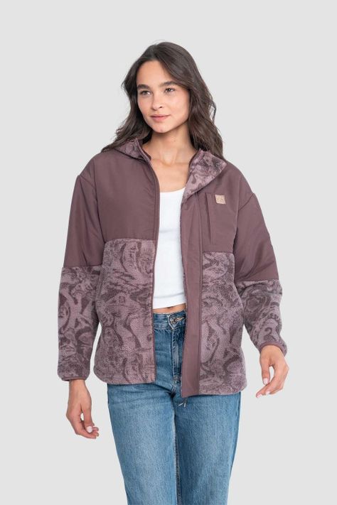 Polerón Chiporro Mujer Hood Funga Rosa-2