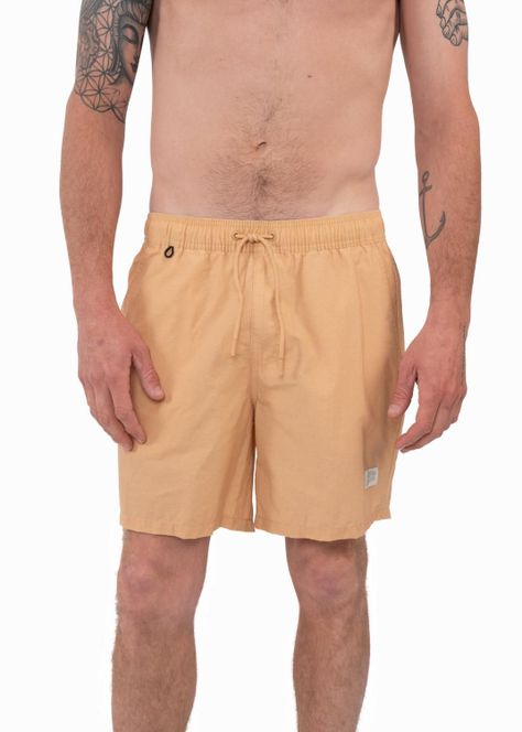 Traje de Baño Volley Solid Durazno-0