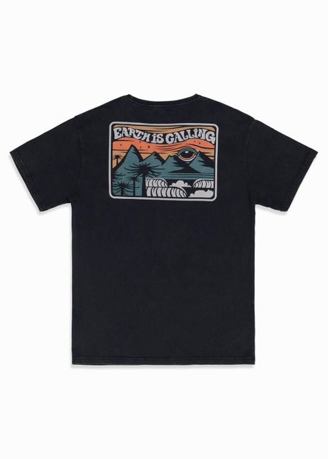 Polera Hombre Earth Negra-3