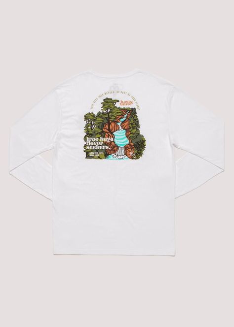 Polera Hombre Manga Larga Organic Cotton 7 Tazas Blanca-5