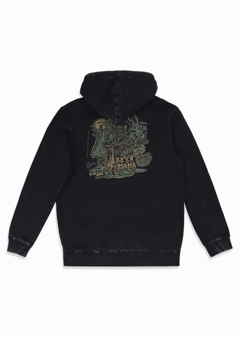 Polerón Hombre Hoodie True Life Negro-3