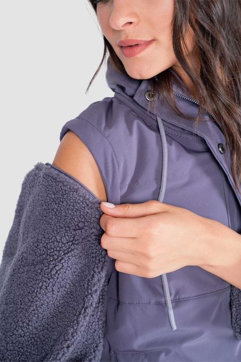 Chaqueta Mujer 2 en 1 Tara - Malva-4