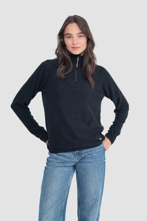 Micropolar Cipress Mujer - Negro-0