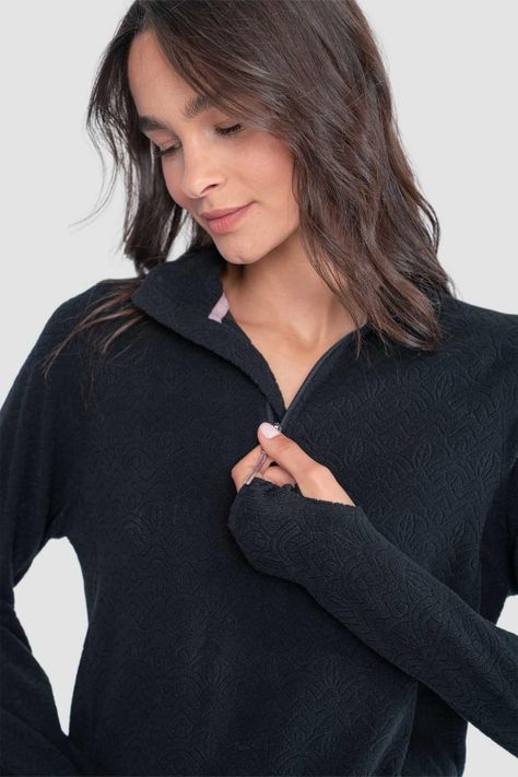 Micropolar Cipress Mujer - Negro-3