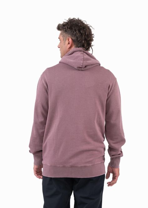 Polerón Hombre Full Zip Liviano Solid Plum-1