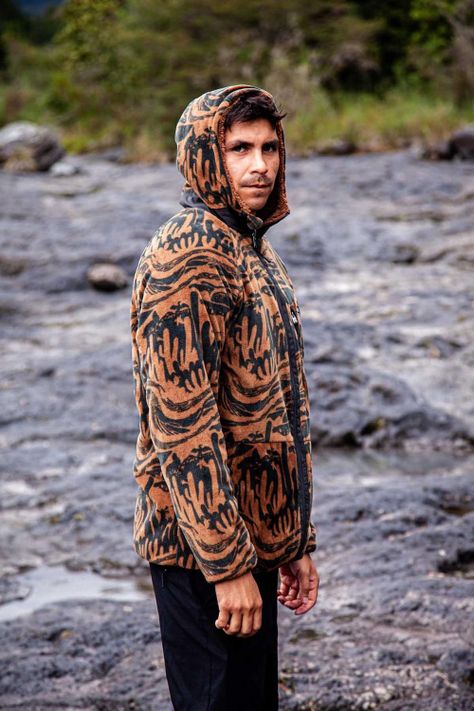 Polerón Chiporro Hombre Shaggy Grizzly Reversible Camel-9