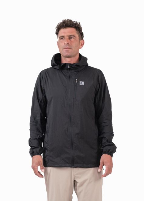 Cortaviento Hombre Albatroz Negro-0