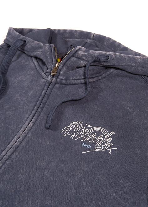 Polerón Hombre Full Zip Relax Navy-4