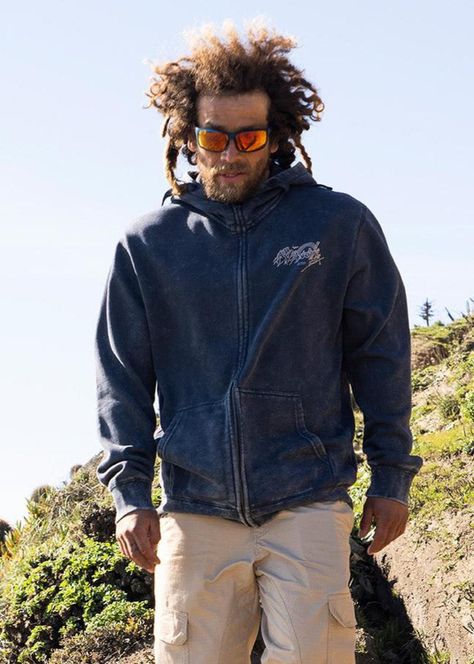 Polerón Hombre Full Zip Relax Navy-5